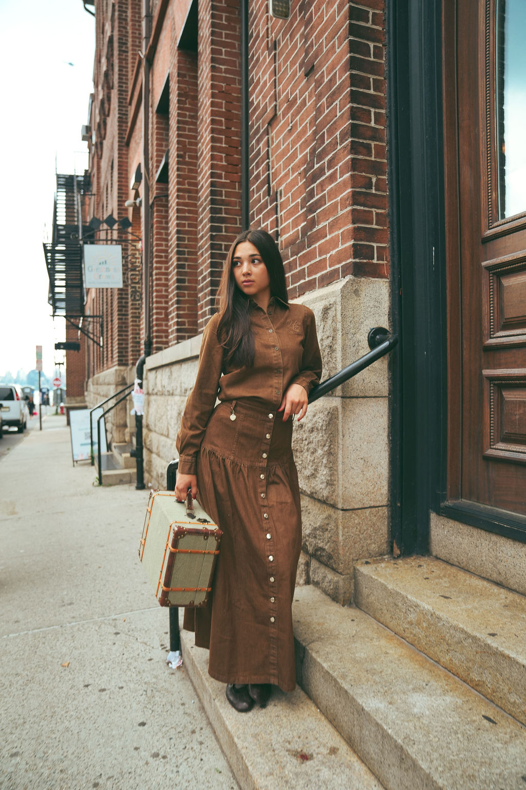 URBAN EDGE DENIM DROPWAIST SKIRT
