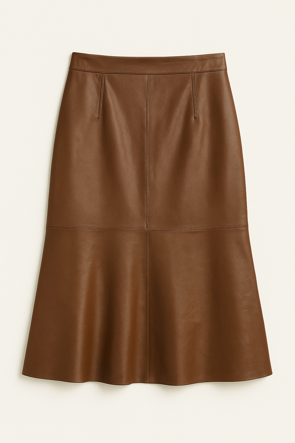 ELLIE MAKIR LEATHER SKIRT