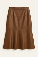 ELLIE MAKIR LEATHER SKIRT