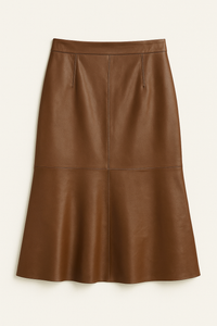 ELLIE MAKIR LEATHER SKIRT