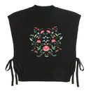 URBAN EDGE EMBROIDERED KNIT VEST