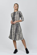 ERMANNA ANIMAL PRINTED BUTTONDOWN SKIRT