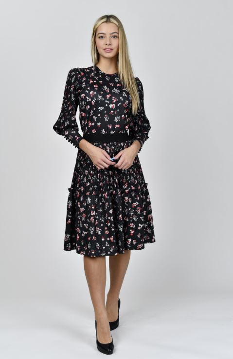 ERMANNA FLORAL MINI PLEAT SET