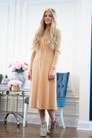 APPARALEL RIBBED CARDIGAN & MOCK NECK SET