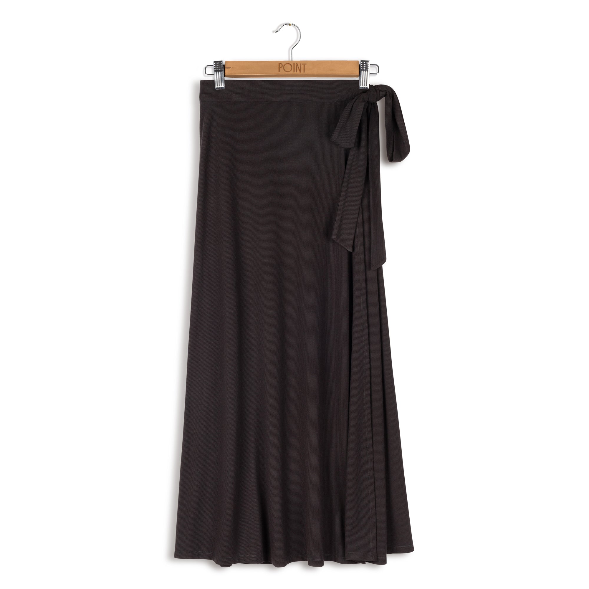 POINT SIDE WRAP SKIRT