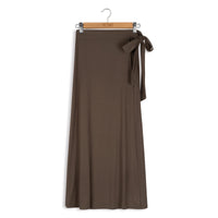 POINT SIDE WRAP SKIRT
