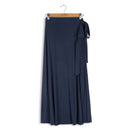 POINT SIDE WRAP SKIRT