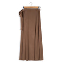 POINT SIDE WRAP SKIRT