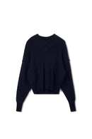 POINT CHUNKY KNIT HIGH NECK SWEATER