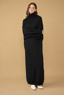 POINT TURTLENECK DOLMAN DRESS
