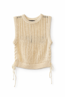 DELUC BRAIDED KNIT VEST