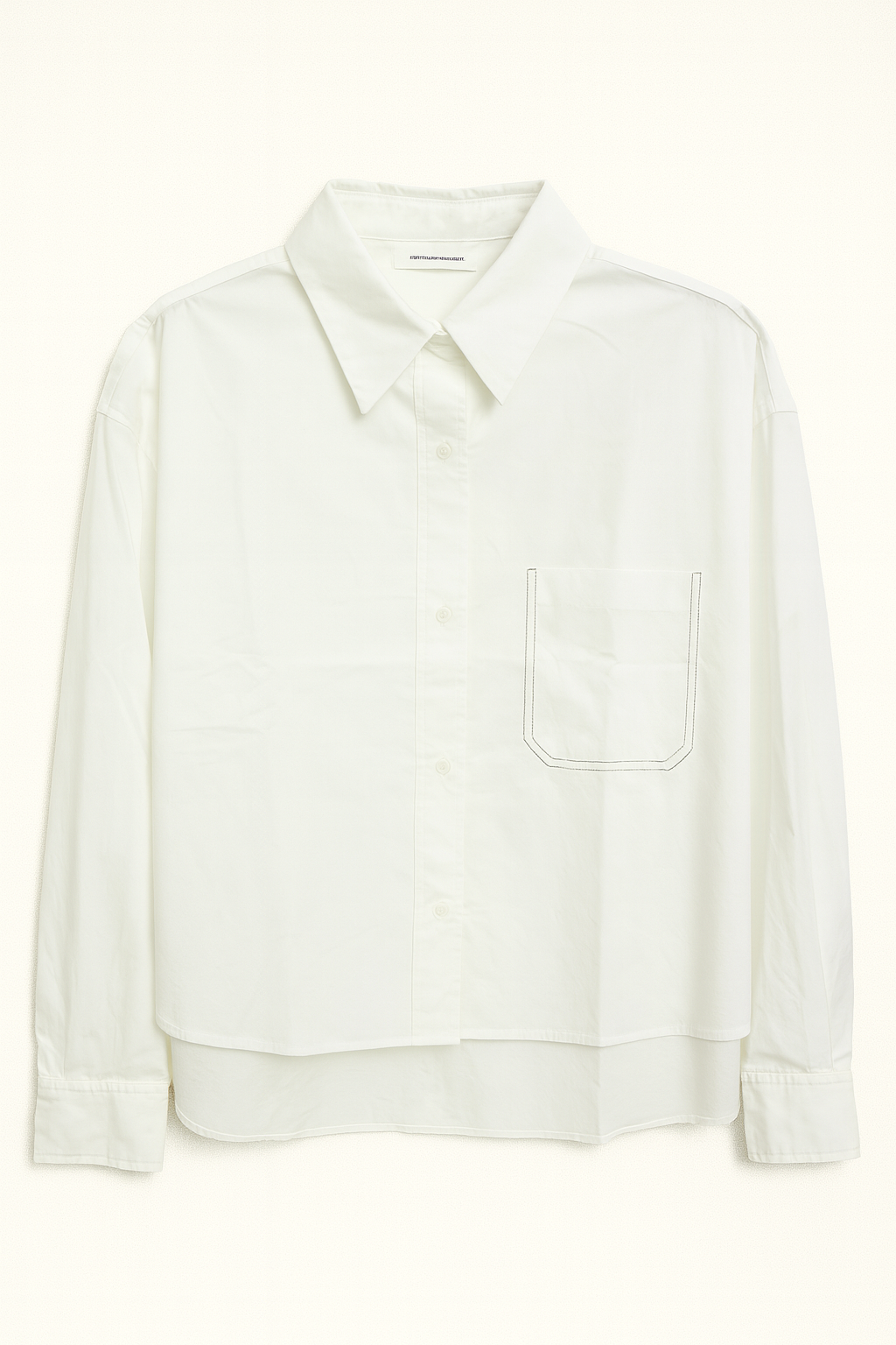 MEILLEUR MOMENT FAUX POCKET OVERSIZED SHIRT