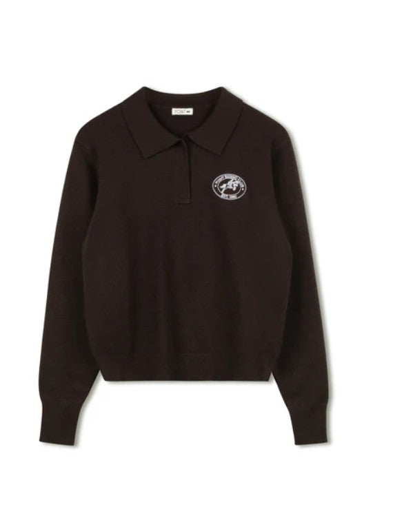 POINT FINE KNIT POLO
