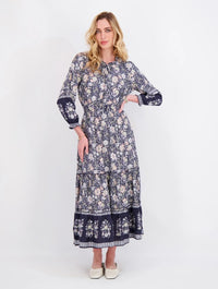 POPPY ELASTIC PRINTED DRESS