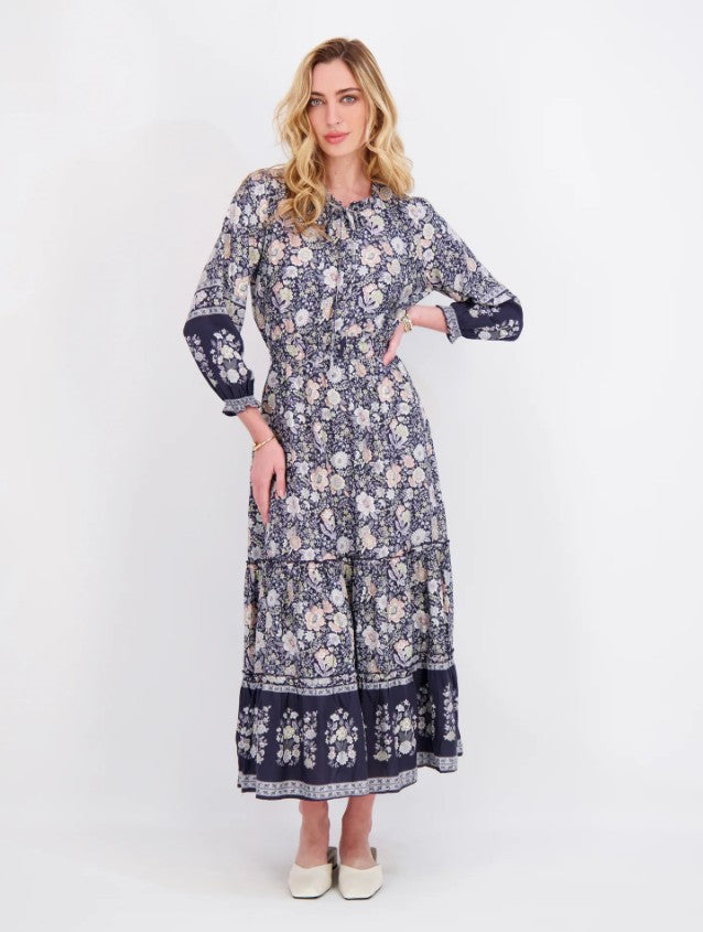 POPPY ELASTIC PRINTED DRESS