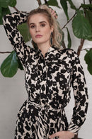 THIRD FLORAL MAXI SHIRTDRESS