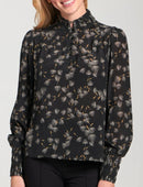 AP.NY PUFF SLEEVE BLOUSE W RUCHED DETAIL