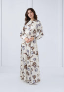UNAYA PATRICIA SILKY BUTTONDOWN DRESS