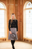 FRONT ROW TEXTURED RIBBED BUTTON DOWN SWEATER