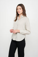 FUN2FUN TEXTURE BUTTONDOWN SHIRT
