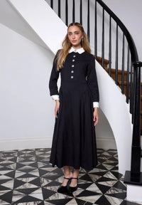 BYRD GRACE COLLARED DRESS