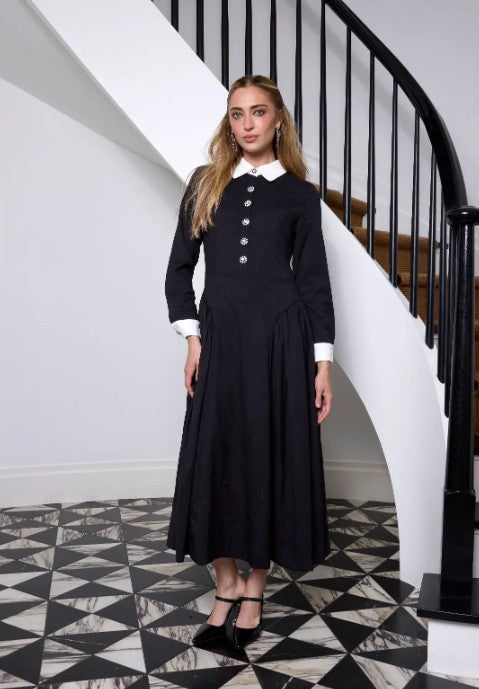 BYRD GRACE COLLARED DRESS