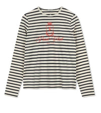 POINT STRIPE GRAPHIC TEE