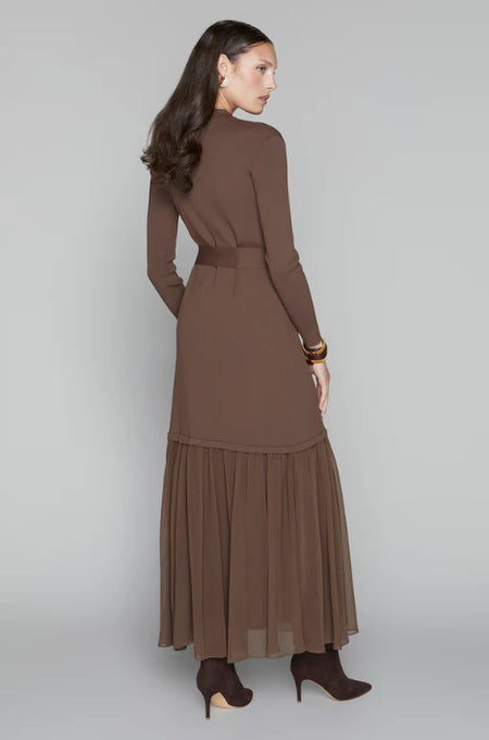 APPARALEL HARLOW DROP RUFFLE BUTTONDOWN DRESS