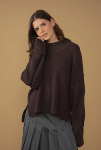POINT HI-LO SWEATER