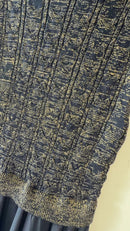 ERMANNA SLEEVELESS COMBO DRESS W GLITTER