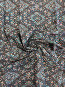 INK`D PRINTED HEAD SCARF