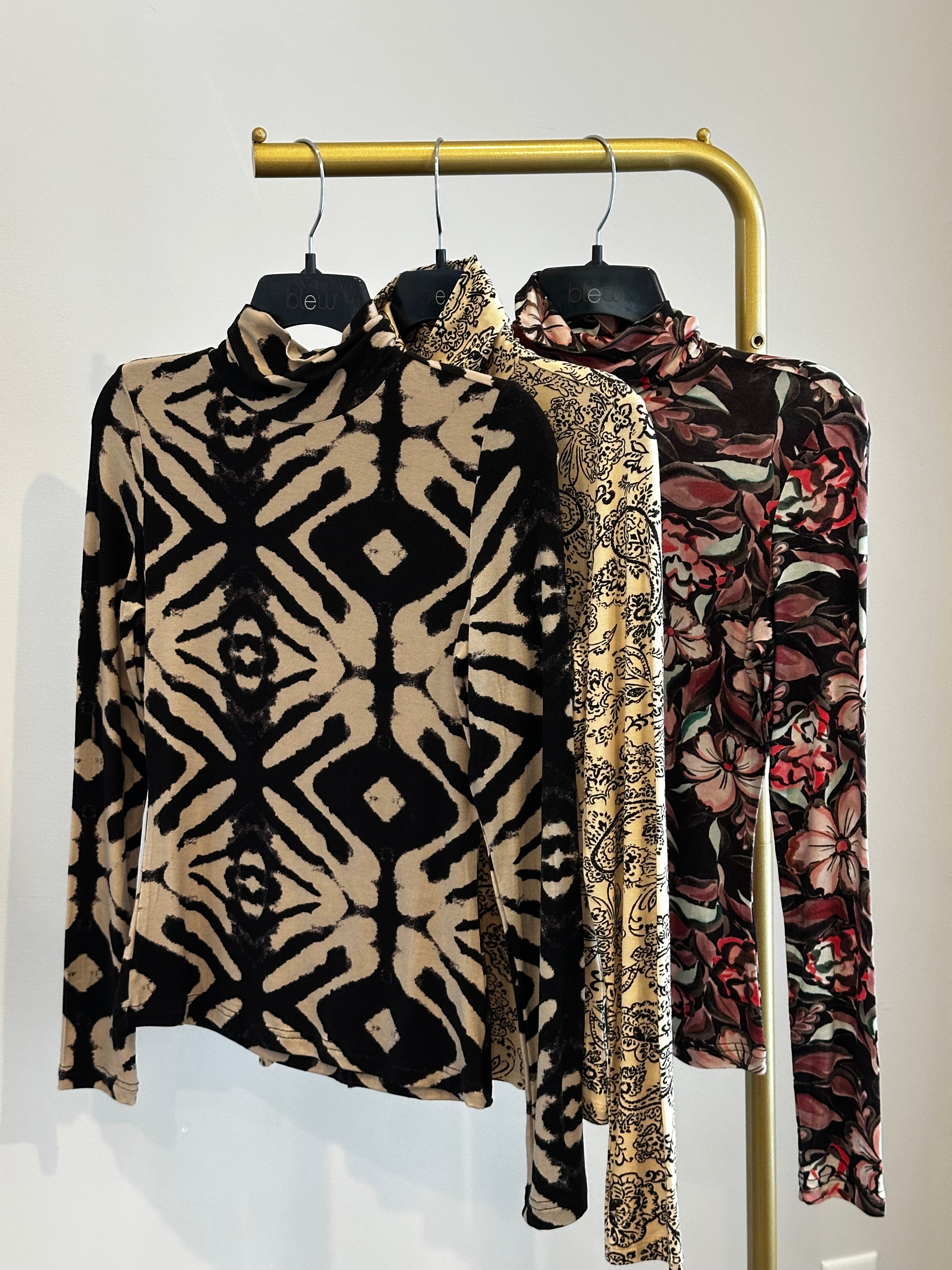 XS / BLACK/CREAM ABSTRACT