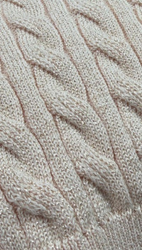 ERMANNA KNIT VEST W BRAID ON SIDE