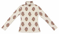 INK`D PRINTED MOCKNECK