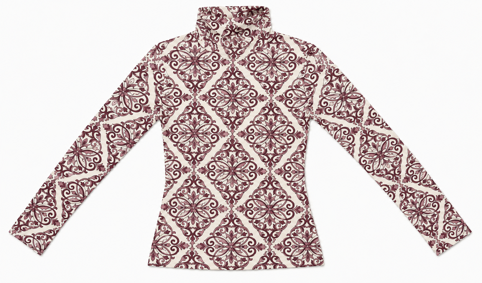 INK`D PRINTED MOCKNECK