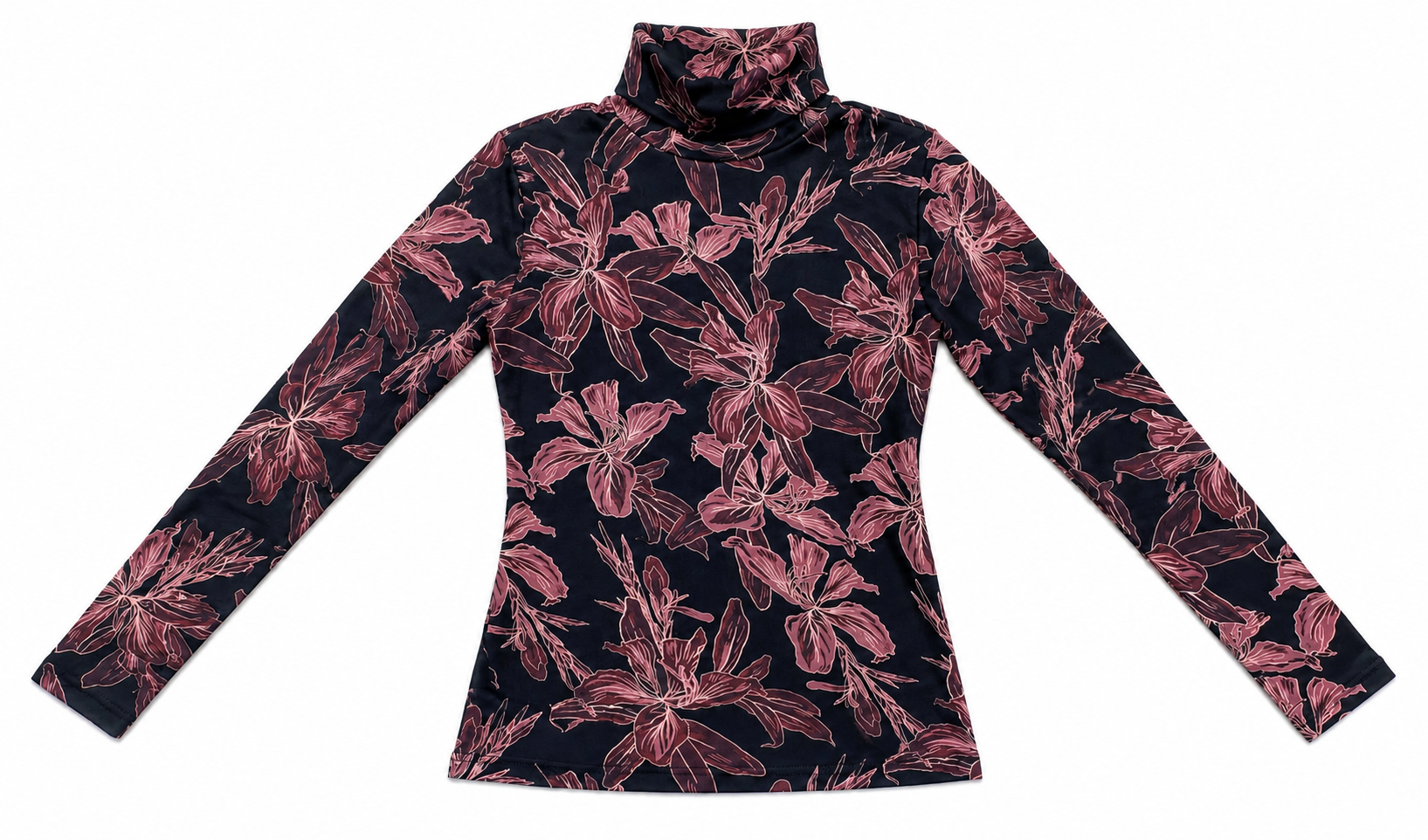 INK`D PRINTED MOCKNECK