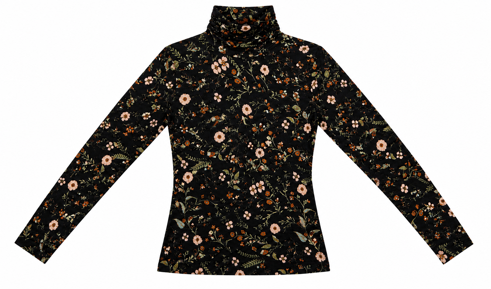 INK`D PRINTED MOCKNECK