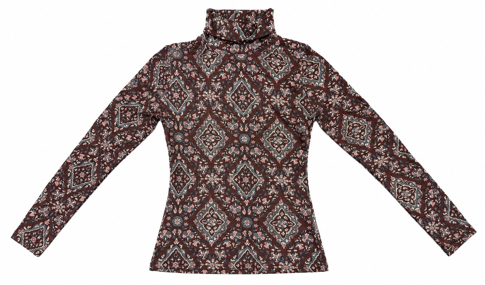 INK`D PRINTED MOCKNECK