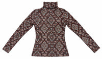 INK`D PRINTED MOCKNECK