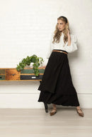 BYRD SATIN SKIRT
