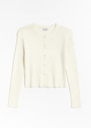 PEODE RIBBED CARDIGAN