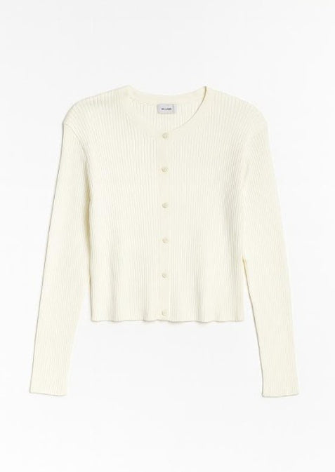 PEODE RIBBED CARDIGAN