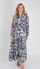 EPIK TIE DYE TIERED MAXI DRESS