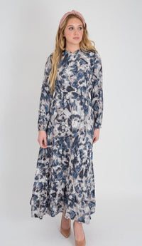 EPIK TIE DYE TIERED MAXI DRESS