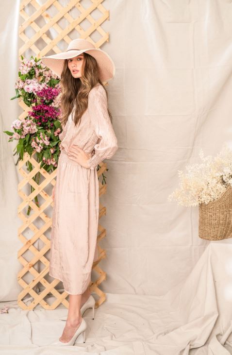 SOCIETY 22 SMOCKED CRUSHED SET