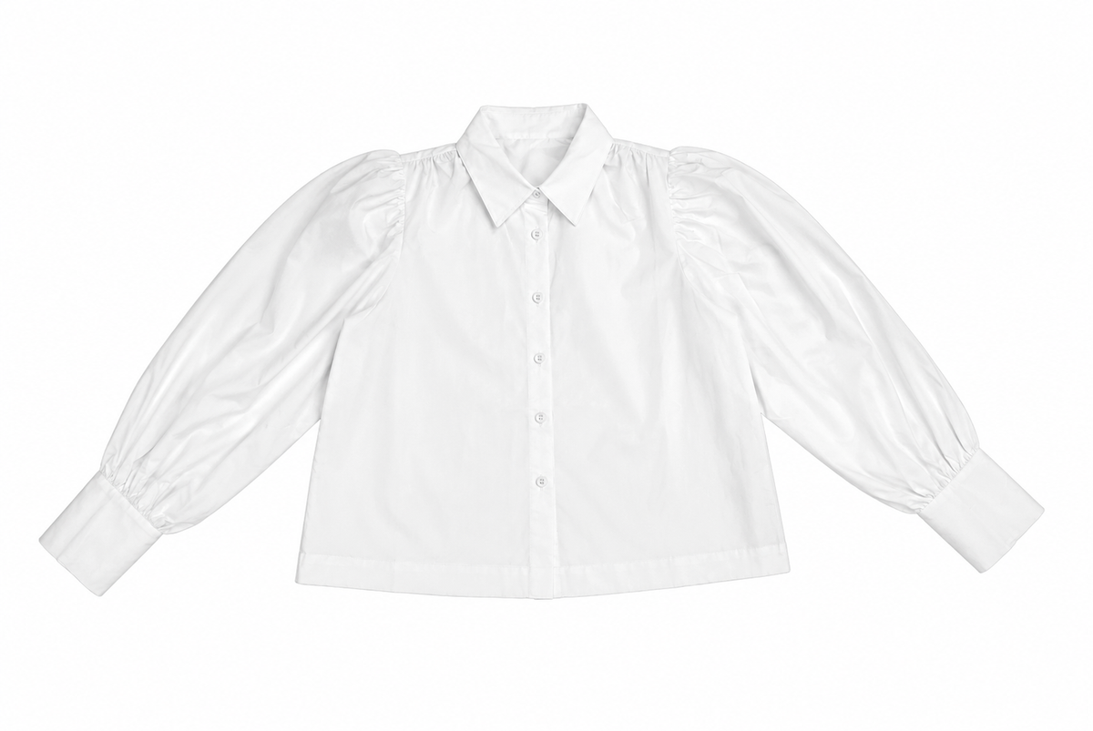 AP.NY PUFF SLEEVE SHIRT