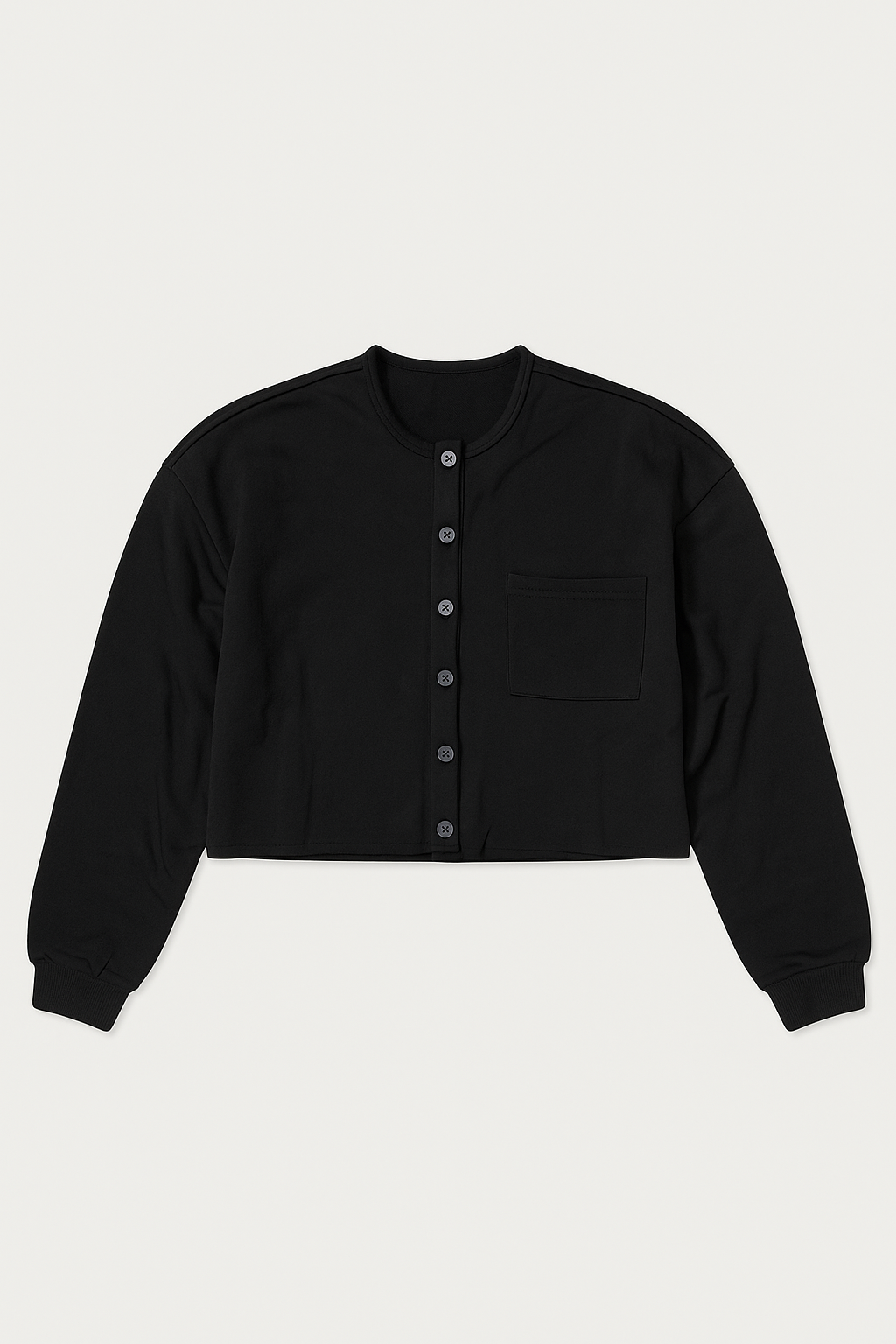 KUO SWEATSHIRT BUTTONDOWN BOMBER