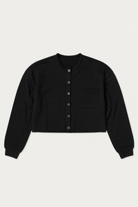 KUO SWEATSHIRT BUTTONDOWN BOMBER