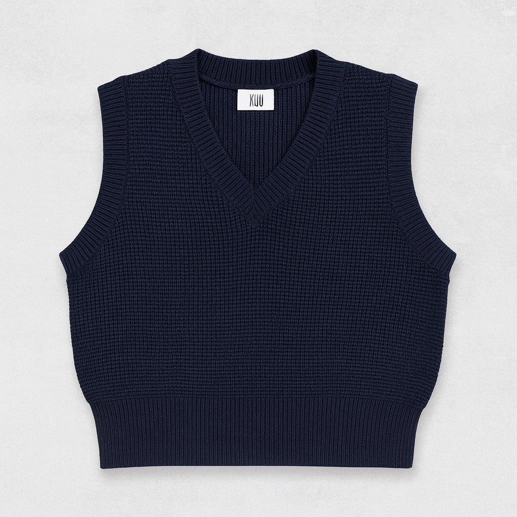 KUO BASIC WAFFLE VEST