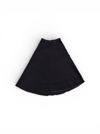 KUO ASYMMETRICAL DENIM SKIRT